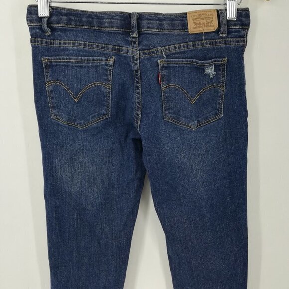 Levis 710 Super Skinny Distressed Jeans Size 16Reg - Picture 9 of 15